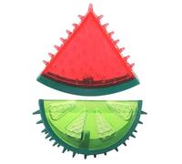 Veemoon 2pcs Freezable Watermelon Dog Teething Chew, Sturdy Bite-resistant Puppy Training Supplies for Cooling and Interactive Play, Summer Pet Essentials