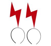 Veemoon 2pcs Funny Headband Flash Party Hair Band Hoops for Festival Concert Boys and Girls Girls Women Valentine Birthday Carnival Glow Hair Accessory