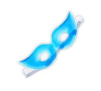 Veemoon 2Pcs Gel Ice Eye Mask Cooling Sleep Mask Comfortable Patch for Relieving Eye Strain and Relaxing Blinder, PVC Gel Cold Compress for Dark Circles Blue