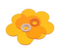 Veemoon 2pcs Gel Polish Lamp Shield for Nail Artists Flower Shape Handheld Nail Lamp Plate with Plastic and Silicone Material Eye Protection Improved Curing Accuracy