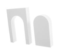Veemoon 2pcs Geometry Cube Photo Props for Cosmetics Jewelry Food Photography Lightweight Geometric Display Blocks for Stunning Shots