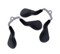 Veemoon 2pcs Glasses Nose Pads for Flat Optical Frames, Soft Silicone and Metal Nosepieces Designed to Reduce Nose Burden and Provide Comfortable, Non-slip Support for Eyeglasses