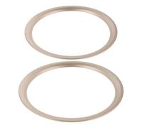 Veemoon 2pcs Golden Plastic Audio Speaker Rings for Subwoofer and Speaker with Enhanced Sound Clarity for Room