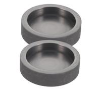 Veemoon 2pcs Graphite Crucibles for Melting Metal High Stability Chemical Resistant Molds for Gold Silver Copper Casting Industrial Laboratory Use