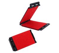 Veemoon 2pcs Guitar String Cleaner Scrubber for Bass Guitar and Ukulele Red String Wipe with Fretboard Cleaning Tool for Musical Instrument Maintenance and Rust Removal