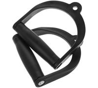 Veemoon 2pcs Gym Cable Fly Handles Resistance Band Soft Nylon Grip Exercise Cable Machine Attachment Workout Pull Handles for Weight Pulley System Training