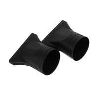 Veemoon 2pcs Hair Dryer Nozzle Diameter Thick Heat Resistant Black Attachment for Blow Dryer Salon Styling Use Nozzle