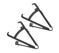 Veemoon 2pcs Handheld Skinfold Caliper Measurement Device Portable Fat Tester for Accurate Measurement Ergonomic Design for Men Women for Fitness Tracking and Health Monitoring