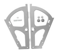 Veemoon 2pcs High-Grade Iron Shoe Cabinet Bracket with Accessories Flip Rack for Home Shoe Storage Cabinets Easy Installation