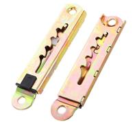 Veemoon 2pcs Iron Height Adjuster for Couch Bed and Massage Bed, Straight Rod Design with Hinge Support, Versatile Application for Beauty Industry and Settings