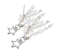 Veemoon 2pcs Jellyfish Star Keychain Cute Aesthetic Keychains for Girls Backpack Accessories and Design for Women Special Occasions