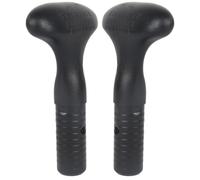 Veemoon 2pcs Kayak Paddle Handles Abs Plastic Non-slip Grip for Canoe and Sup Paddles, Stable Handlebars Suitable for Kayaking and Paddleboarding Accessories in Black