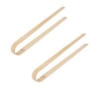 Veemoon 2pcs Large Bamboo Pet Poop Picker Cleaning Clips 50cm Long Handle Dog Cat Waste Scooper Outdoor Pet Supplies