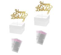 Veemoon 2pcs Large Cake Money Pull Box with Fine Thread, Birthday Party Cake Decoration and Money Pulling Case for Celebration Events