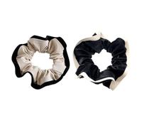 Veemoon 2pcs Leather Hair Rings Elastic Hair Bands Not Easy to Break Easy to Put and Take for Female Friends Entertainment Venues Summer