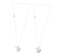 Veemoon 2pcs Luminous Unicorn Pendant Necklace Hollow DIY Charm Jewelry for Personal Animal Design for Statement Fashion and present Giving