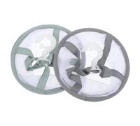 Veemoon 2pcs Makeup Sponge Drying Net Bag Portable Beauty Egg Drying Basket of Makeup Tools for Home Travel Grey Matcha