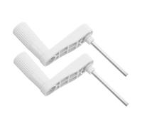 Veemoon 2pcs Manual Crank Handle Replacement 6mm Diameter Industrial Table Crank Handle for Standing Desk Workbench Handwheel Accessories