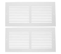 Veemoon 2pcs Metal Air Grille Vent, Square Return Grille 16X8"