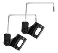 Veemoon 2pcs Microphone Holder Mount for Saxophone and Microphone, Quick Disassembly Portable Mic Stand Clips round Metal Rod and 3.8mm Clip Hole Diameter, for Stage Performances
