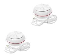 Veemoon 2pcs Mini Washing Machine Portable Clothes Washer Usb Charging Smart Washer for Sink Camping Dorm Use
