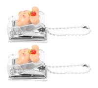Veemoon 2pcs Multi-function Portable Hole Puncher for Paper and Diary, Hand-held and Easy to Operate, Made of Sturdy Metal and Plastic, for Envelopes and Home or Office Use