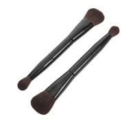 Veemoon 2pcs Multi-purpose Makeup Brush Powder Brush for Contour and Blush Double Sided Makeup for Eyeshadow and Concealer