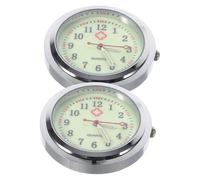 Veemoon 2pcs Nursing Fob Watch Dial Replacement Parts for Pocket Watches with Glass Material for Manual DIY Featuring Concise and Generous Design