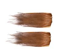 Veemoon 2pcs Palm Bark Roll Tree Bark Decorations Brown for Aquarium Bonsai Terrarium Backdrop Outdoor Landscaping