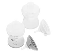 Veemoon 2pcs Pet Nursing Bottle Silicone Puppy Feeding Bottle 100ml with White and Gray Colors for Newborn Kittens and Small Animals Travel and Outdoor Use