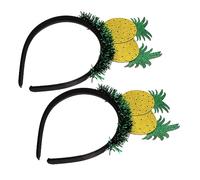 Veemoon 2pcs Pineapple Hair Accessories Adorable Fruit Styled Headband for Festive Parties Weddings Celebrations Fun Party Headdress for Adults