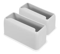 Veemoon 2pcs Plastic Cat Litter Scoop Holders with Wear-resistant Design Indoor Litter Scooper Containers That Keep Floors Tidy for Home Use