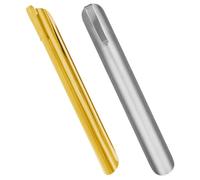 Veemoon 2Pcs Portable Crumb Sweeper High Grade Tabletop Cleaner for Quick Cleanup Restaurants and Homes for Servers and Bartenders Gold Silver Finish