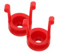 Veemoon 2pcs Portable Eye Drops Rack with Dropper Aid Shake Tool for Precise and Controlled Application Lightweight and Stable Bracket for Easy Use Red for Shaky Hands