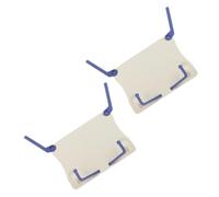 Veemoon 2pcs Portable Foldable Sheet Music Holder Stand, Abs White, for Book and Sheet Music, for Home Studio Musicians and Instrumentalists