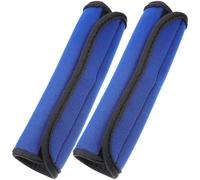 Veemoon 2pcs Portable Horizontal Bar Pad Weightlifting Polyester Mat with Concave Line Design Lightweight Barbell Cover for Gym and Pull-up Bars Protection