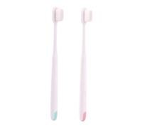 Veemoon 2Pcs Postpartum Soft Bristle Toothbrushes for Oral Care Ergonomic Design Cleaning Tool Random Color for Mothers Random Color