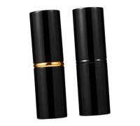 Veemoon 2Pcs Premium Foundation and Blush Makeup Brush Portable Large Retractable Powder Brush for Face Contouring and Setting Soft Black Cosmetic Tools for Daily Beauty and Travel Use