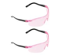 Veemoon 2pcs Protective Safety Glasses over Glasses Eye Shield for Cs Battle Shooting Games, Pink ’s Eye Protection Goggles for Outdoor Sports