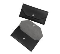 Veemoon 2pcs PU Leather Cash Envelope Wallets for Women Reusable Budget Organizer Pouches with Secure Closure Lightweight Money Holder for Bills Coins and Receipts Practical Financial
