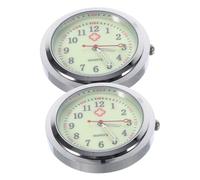 Veemoon 2pcs Quartz Watch Dial Pocket Watch Supplies with Glass Material Concise and Generous Design Unique Creative Style for Manual DIY