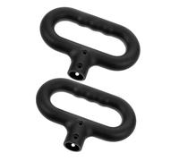 Veemoon 2Pcs Replaceable Plastic Cart Handle Replacement Grip for Foldable Trolley Wagon Outdoor Camping and Garden Cart Pull Handles Accessory for Easy Transport