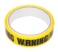 Veemoon 2pcs Safety Warning Tape Warning Tape, Plastic Black Text, 2.4cm X 25m Roll, Self Adhesive Sticker for Equipment and Walls, Road Works and Inoperative Machinery