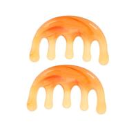 Veemoon 2pcs Scalp Massager Gua Hair Brush Japanese Head Spa Comb for Muscle Relaxation Facial Massage and Scalp Improvement for Daily Self Care and Head Relief
