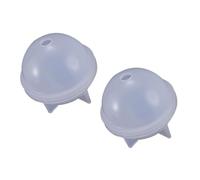 Veemoon 2pcs Silicone Ball Molds for Epoxy Resin DIY Crafts, Flexible and Safe to Use, for Cake Decorating and Fondant, 50mm Sphere Shape Moulds