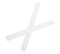 Veemoon 2pcs Silicone Strip Cleaning Replacement Squeegee Unger Squeegee Replacement Blade for Glass Window Washing Window Professional White Silica Gel