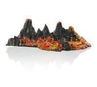 Veemoon 2pcs Simulation Volcano Models Set for Science Education Desktop Volcano Decor with Realistic Lava Eruption Effect Aquarium Tank