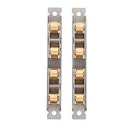 Veemoon 2pcs Sliding Patio Door Tandem Roller, Steel Ball Wheel Bearing | Replacement Sliding Door Rollers for Bathroom Glass Doors, Smooth & Silent Rolling