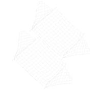 Veemoon 2pcs Soccer Net Replacement 1.8x1.2m White Polypropylene Fibre, Football Goal Replacement Net for High Impact Practice, Youth and Adults