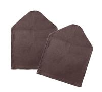 Veemoon 2pcs Sofa Chair Arm Protective Covers, Armchair Covers Protectors Anti-Slip Armchair Slipcover Stretch Sofa Arm Dust Cover Polyester Sofa Arm Caps for Home Office (Dark Brown)